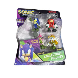 New Sonic Prime Collectible Action Figures 5 pack